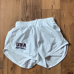 USA softball shorts
